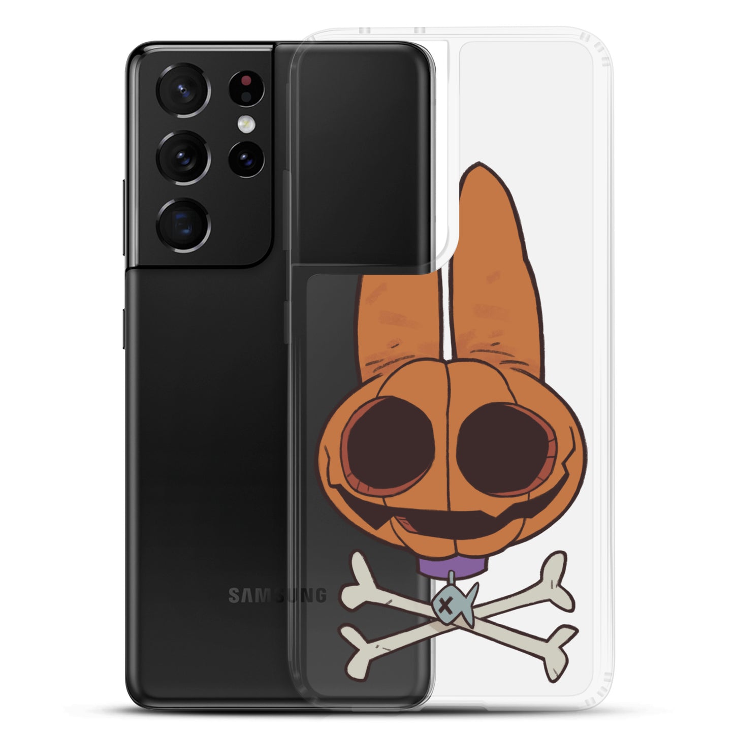 Fin & Crossbones Clear Case for Samsung®