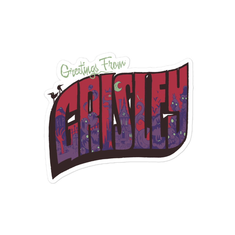 Greetings From Grisley Vinyl Sticker