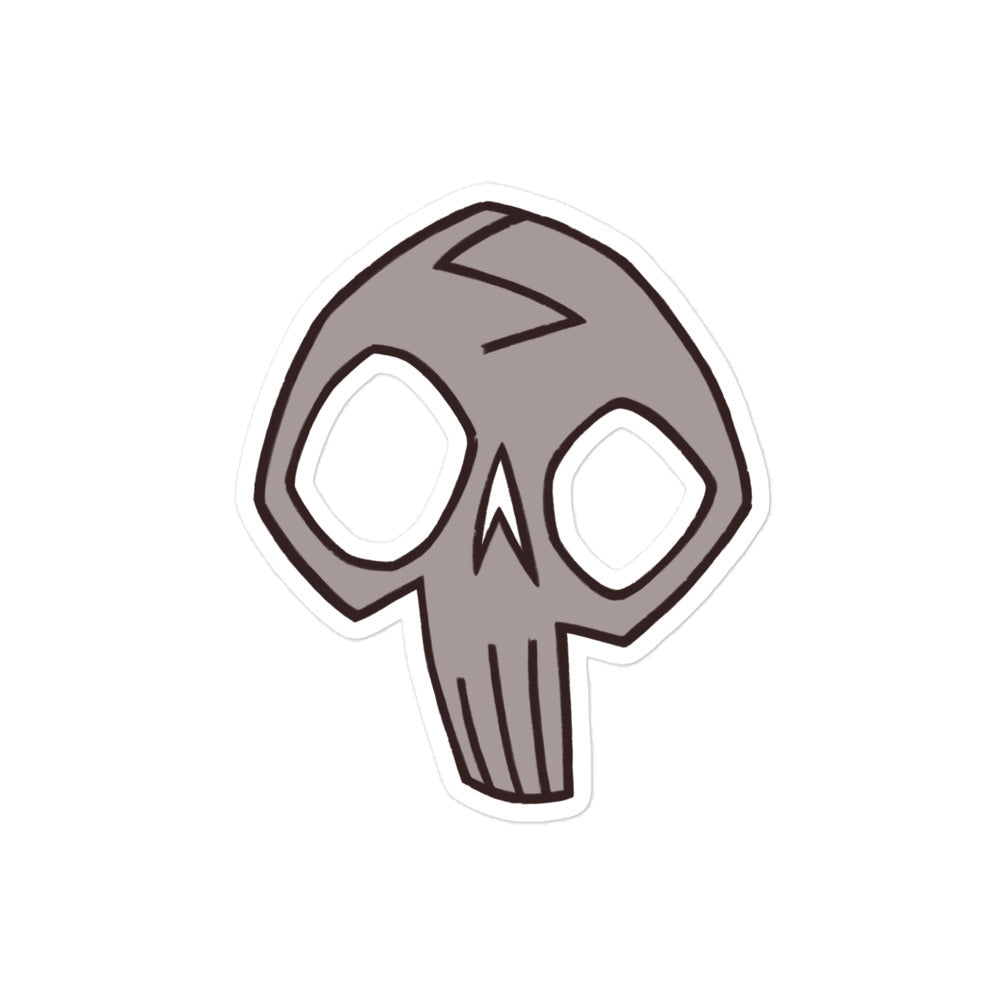Charlotte Skull Vinyl Sticker