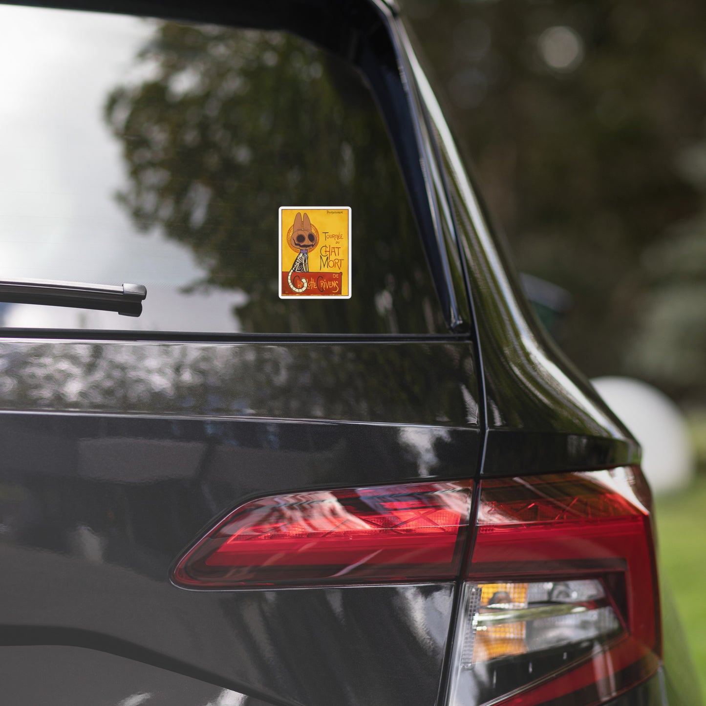 Le Chat Mort Vinyl Sticker