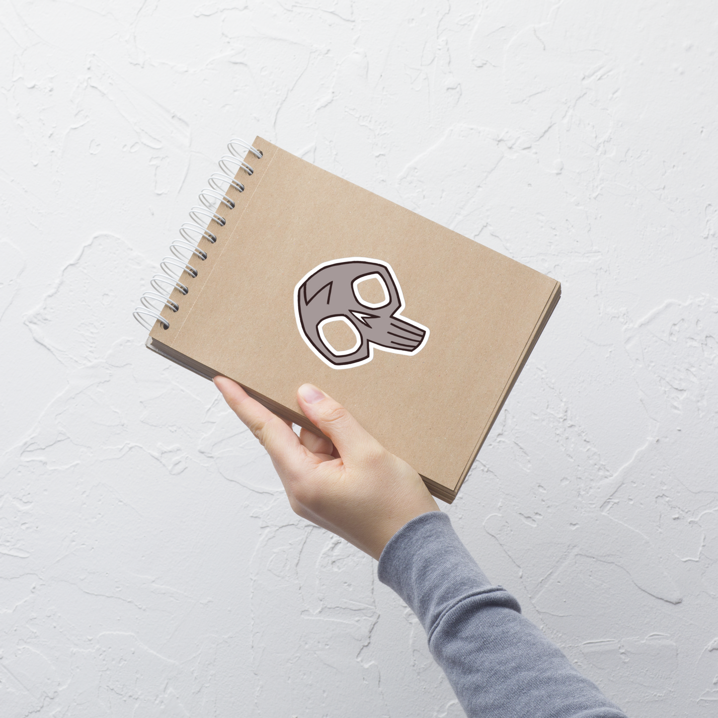 Charlotte Skull Vinyl Sticker
