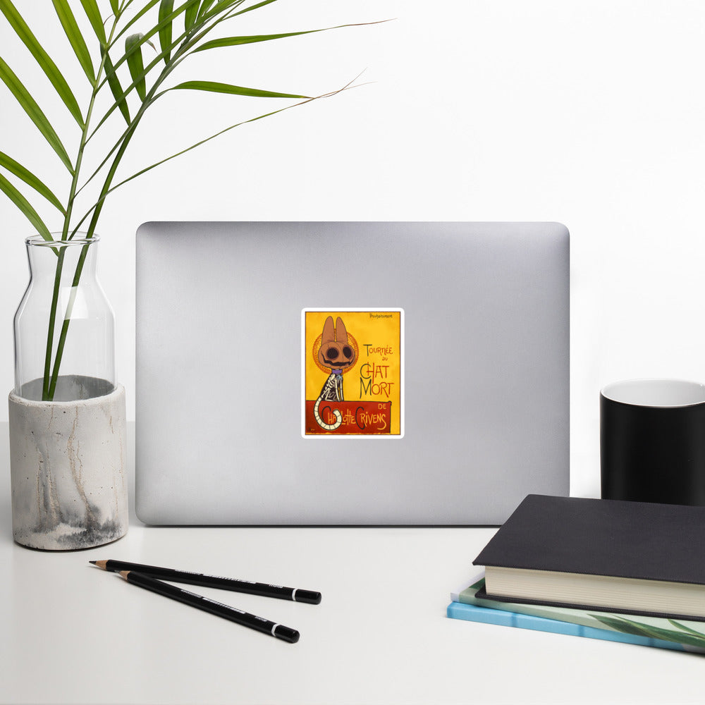 Le Chat Mort Vinyl Sticker