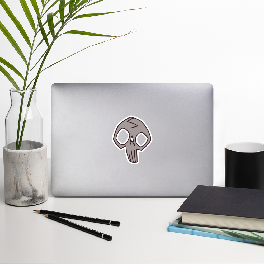 Charlotte Skull Vinyl Sticker