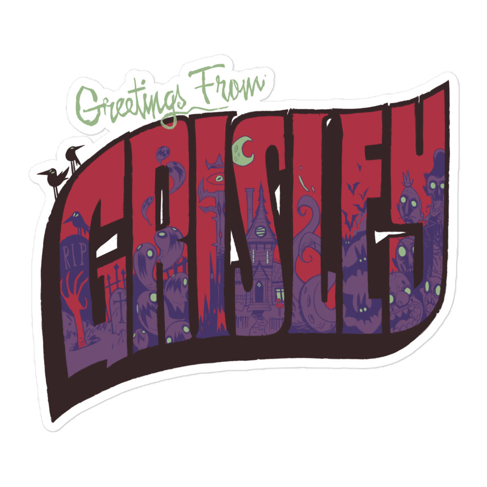 Greetings From Grisley Vinyl Sticker