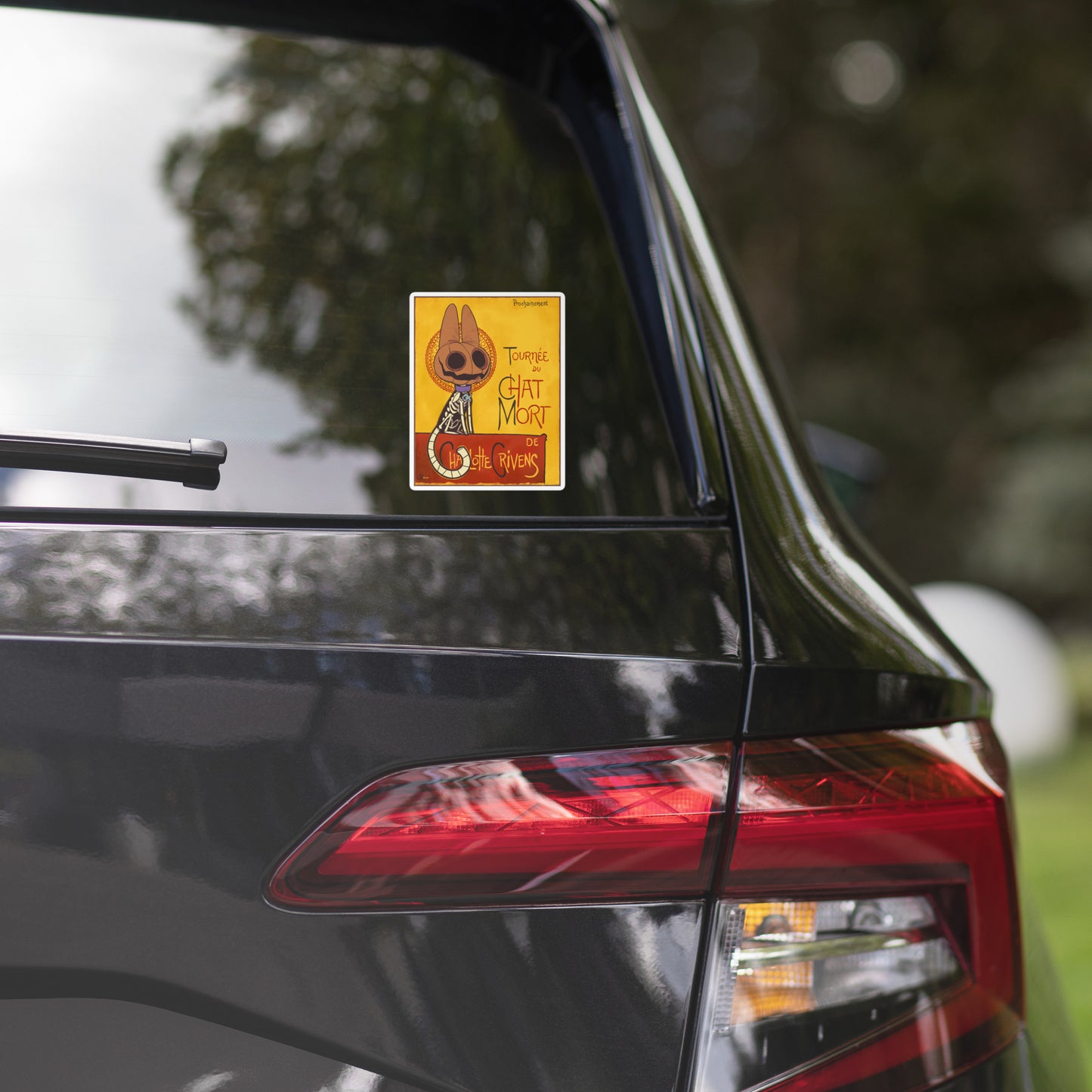 Le Chat Mort Vinyl Sticker