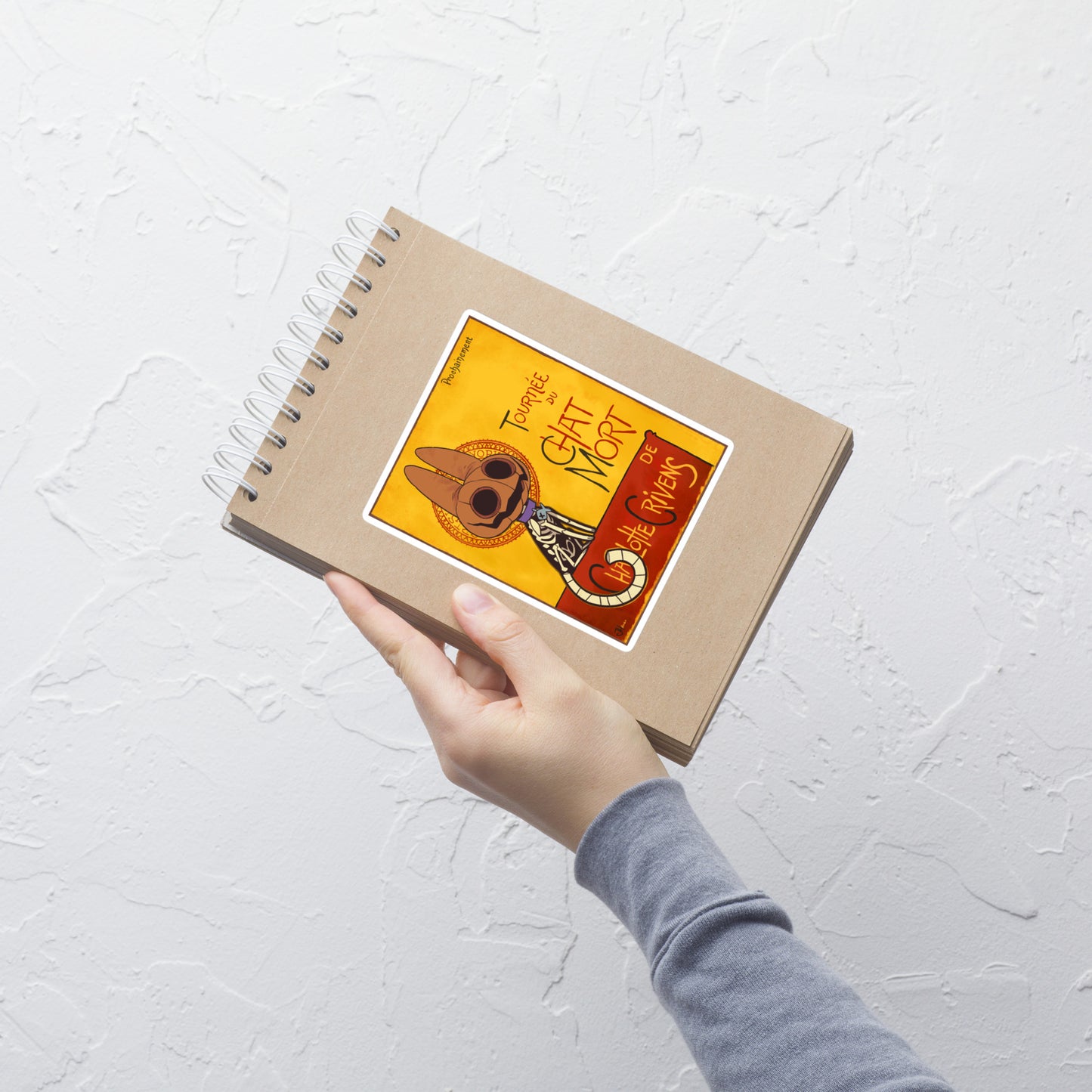 Le Chat Mort Vinyl Sticker
