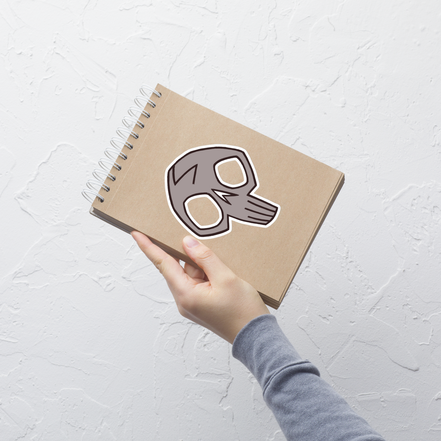 Charlotte Skull Vinyl Sticker