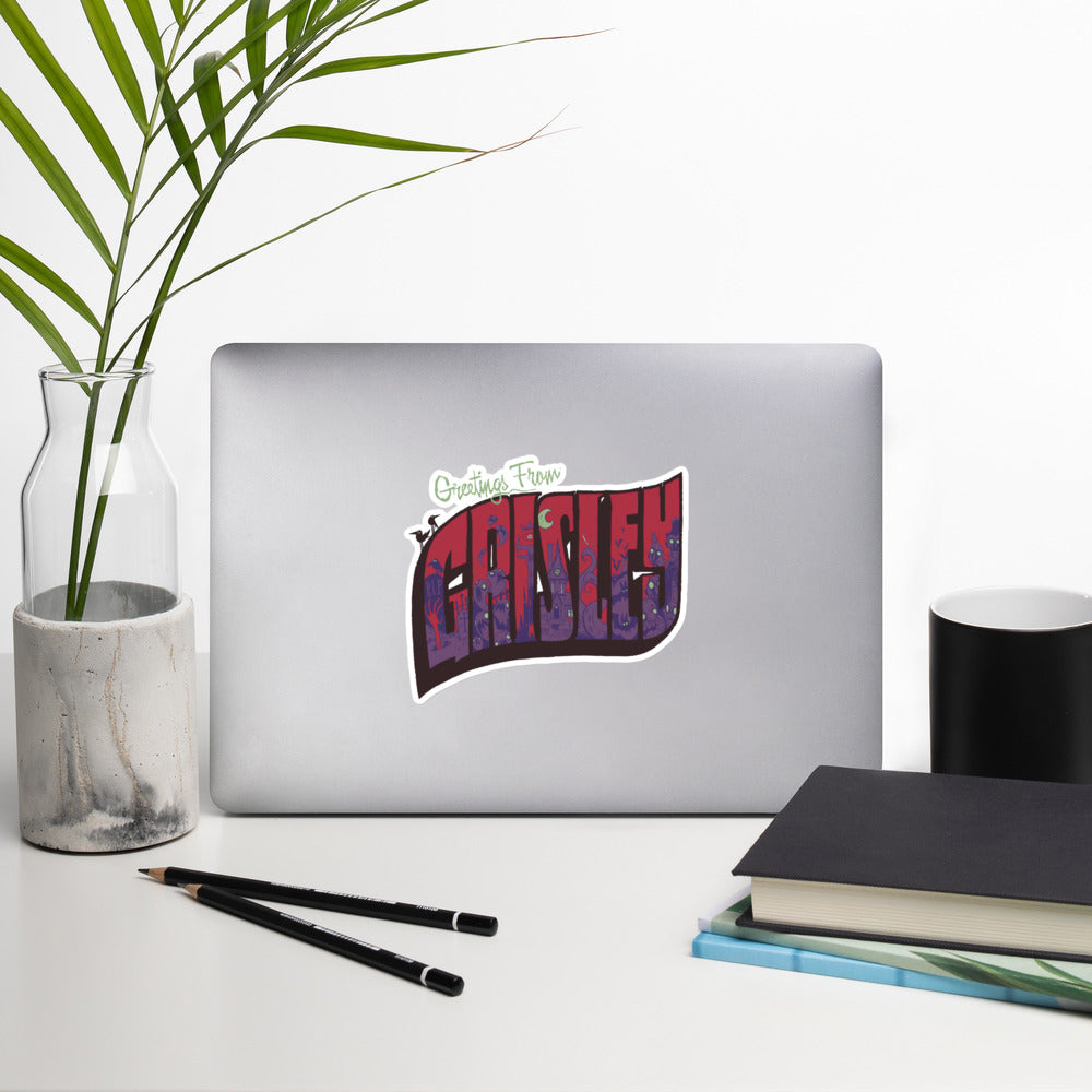 Greetings From Grisley Vinyl Sticker