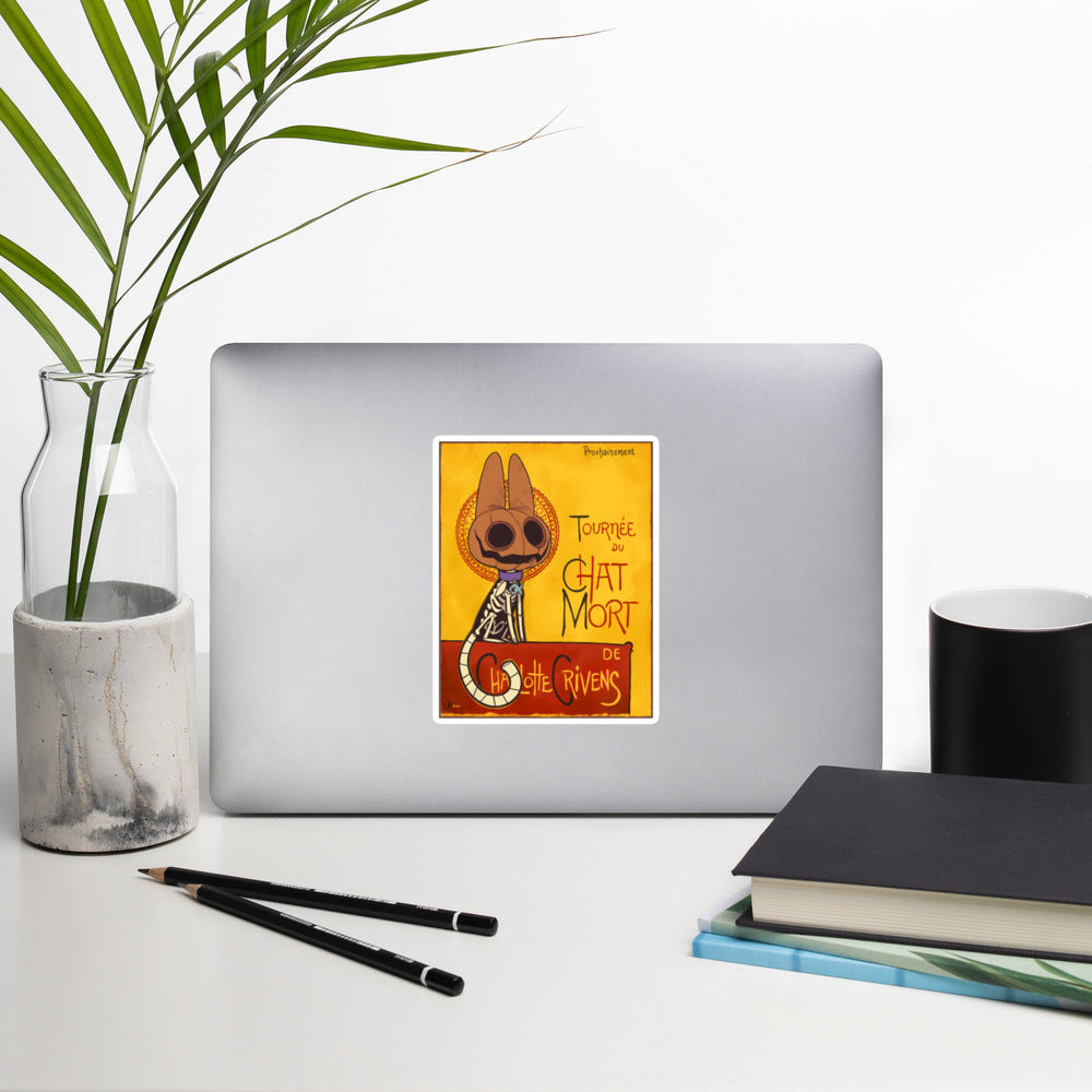 Le Chat Mort Vinyl Sticker