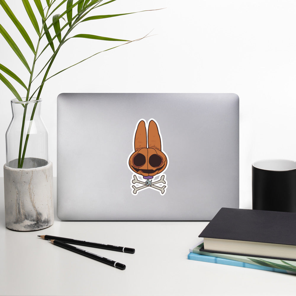 Fin & Crossbones Vinyl Sticker
