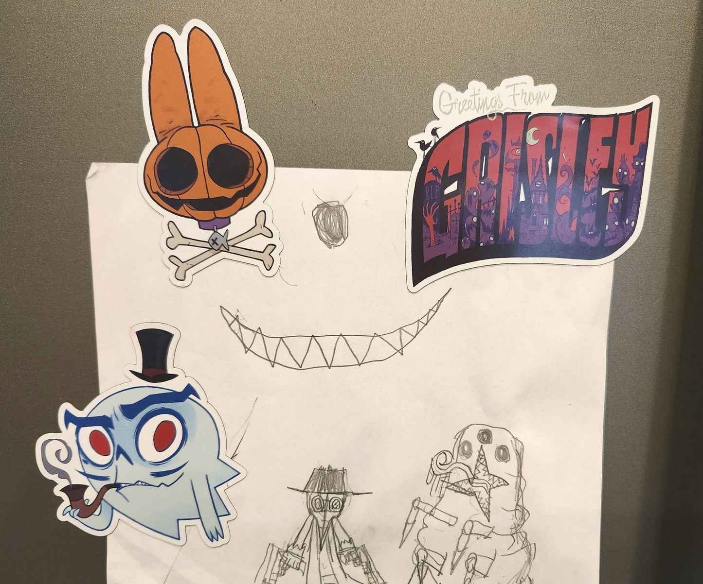 Fin & Crossbones Magnet