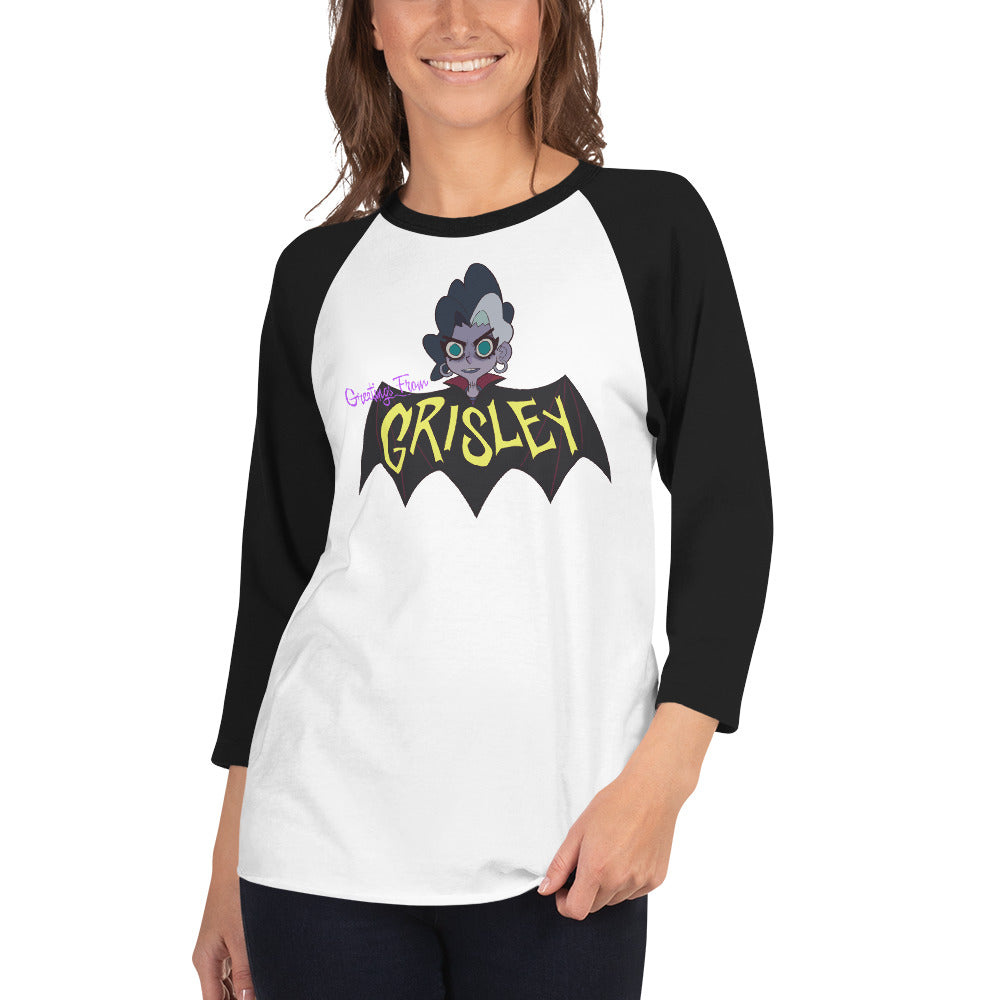 Bat Charlotte Unisex Baseball Shirt