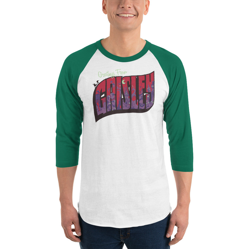 Greetings From Grisley Unisex Baseball Shirt