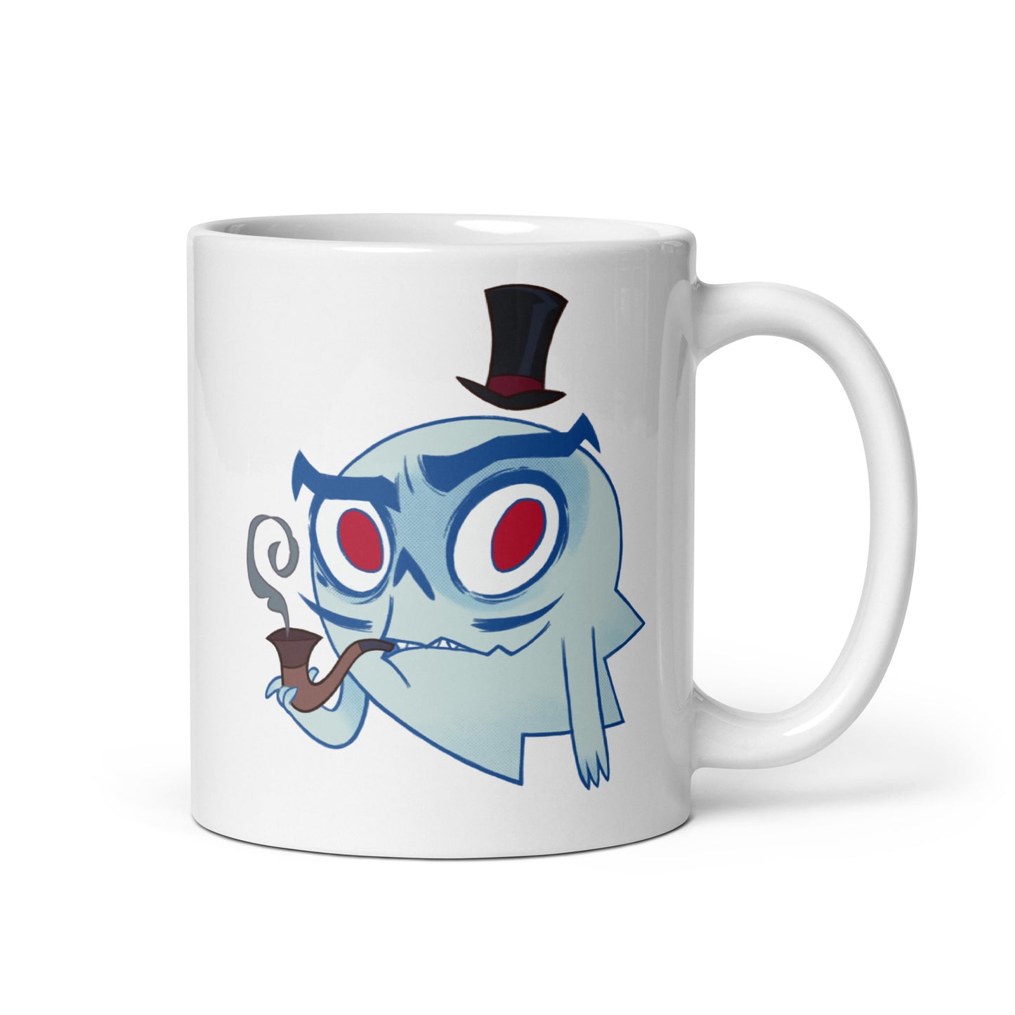 Gibson with Pipe White Mug