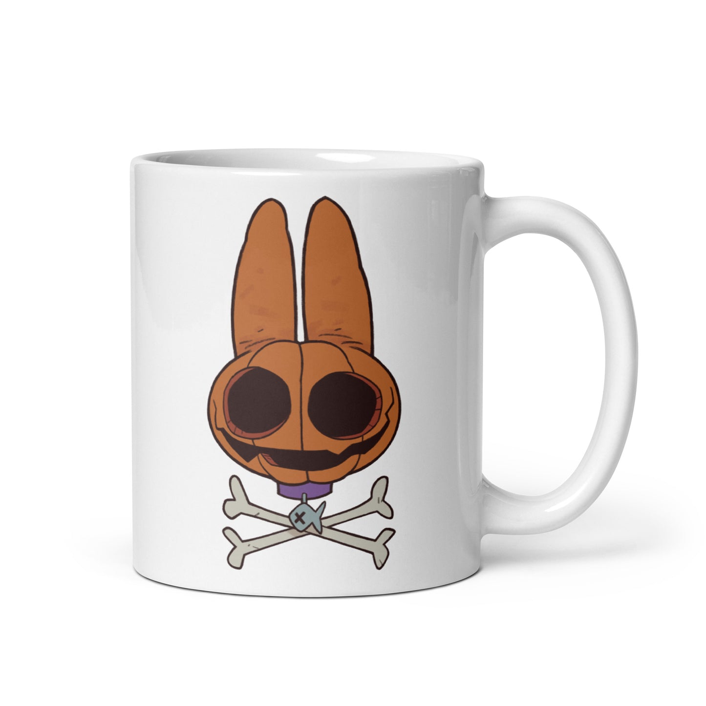 Fin & Crossbones White Mug