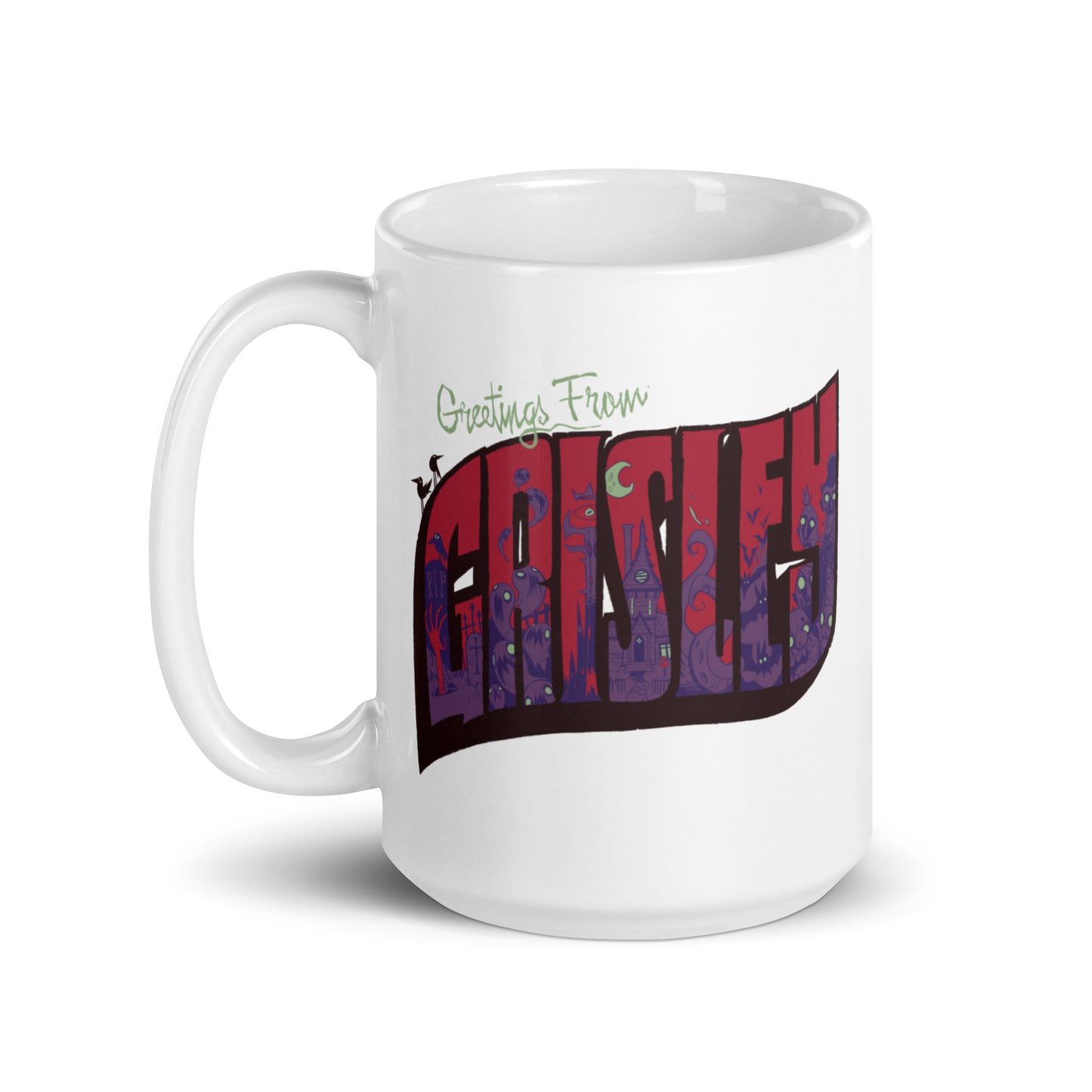 Gibson with Pipe White Mug