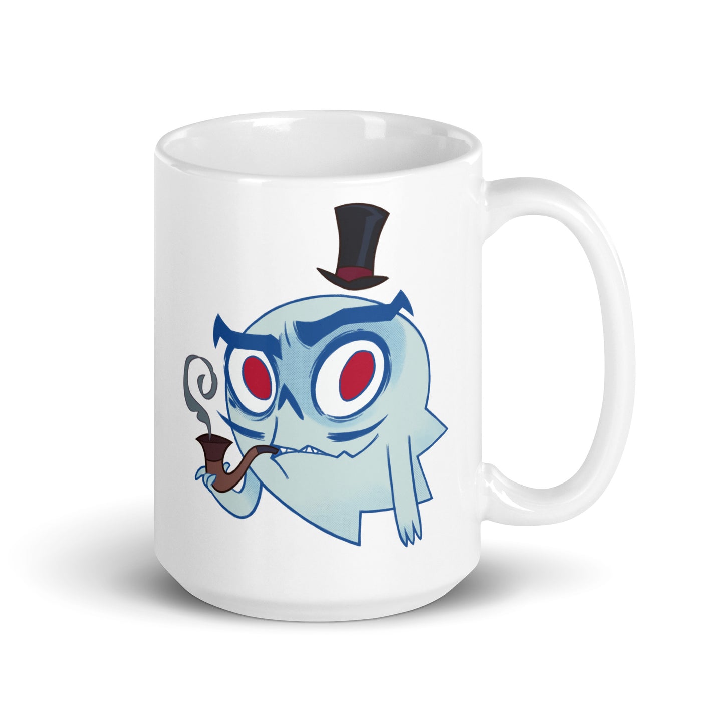 Gibson with Pipe White Mug
