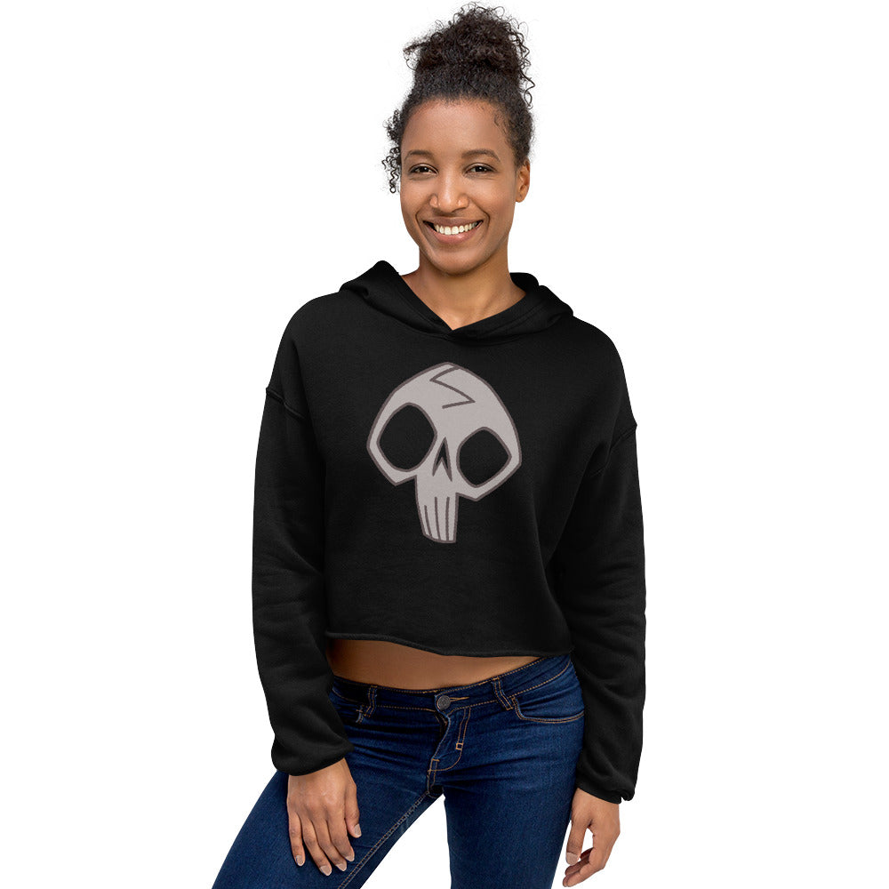 Charlotte Skull Crop Hoodie