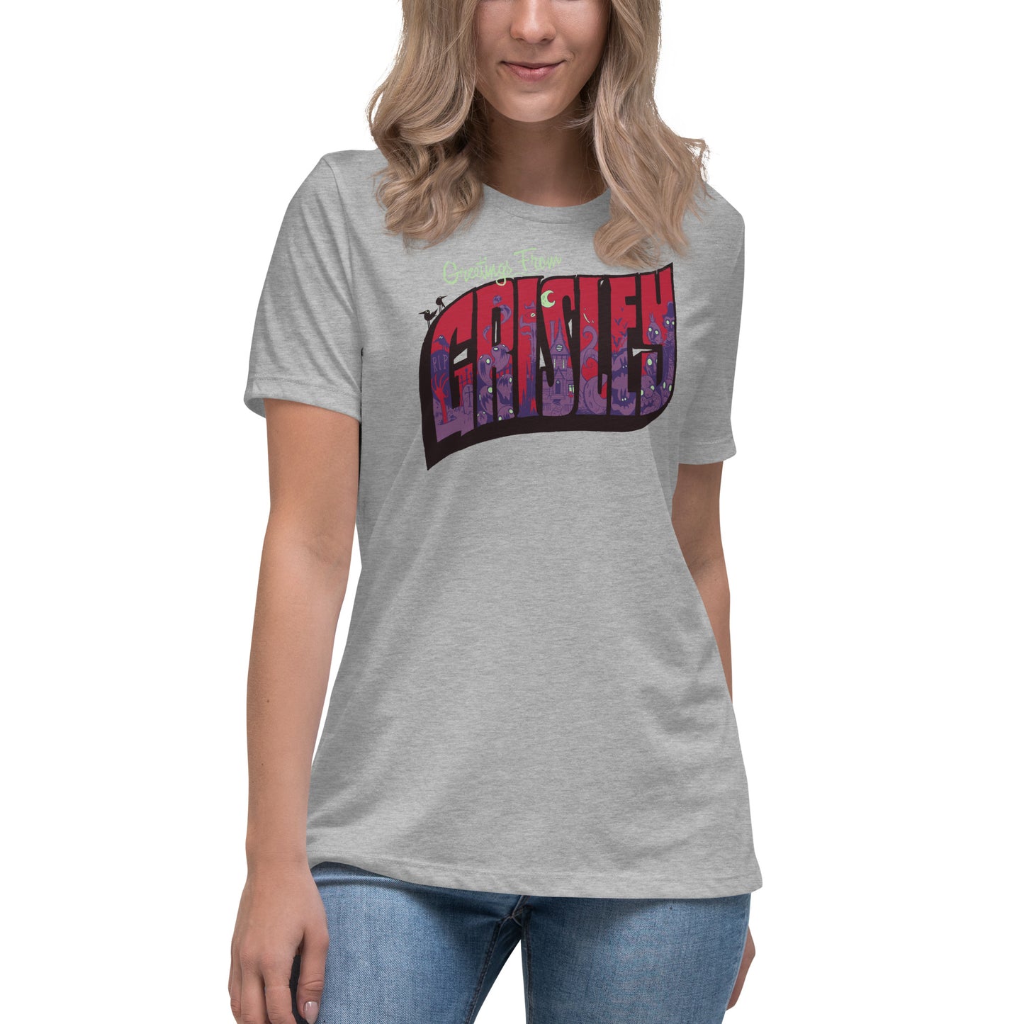 Greetings From Grisley Logo Women's Relaxed T-Shirt