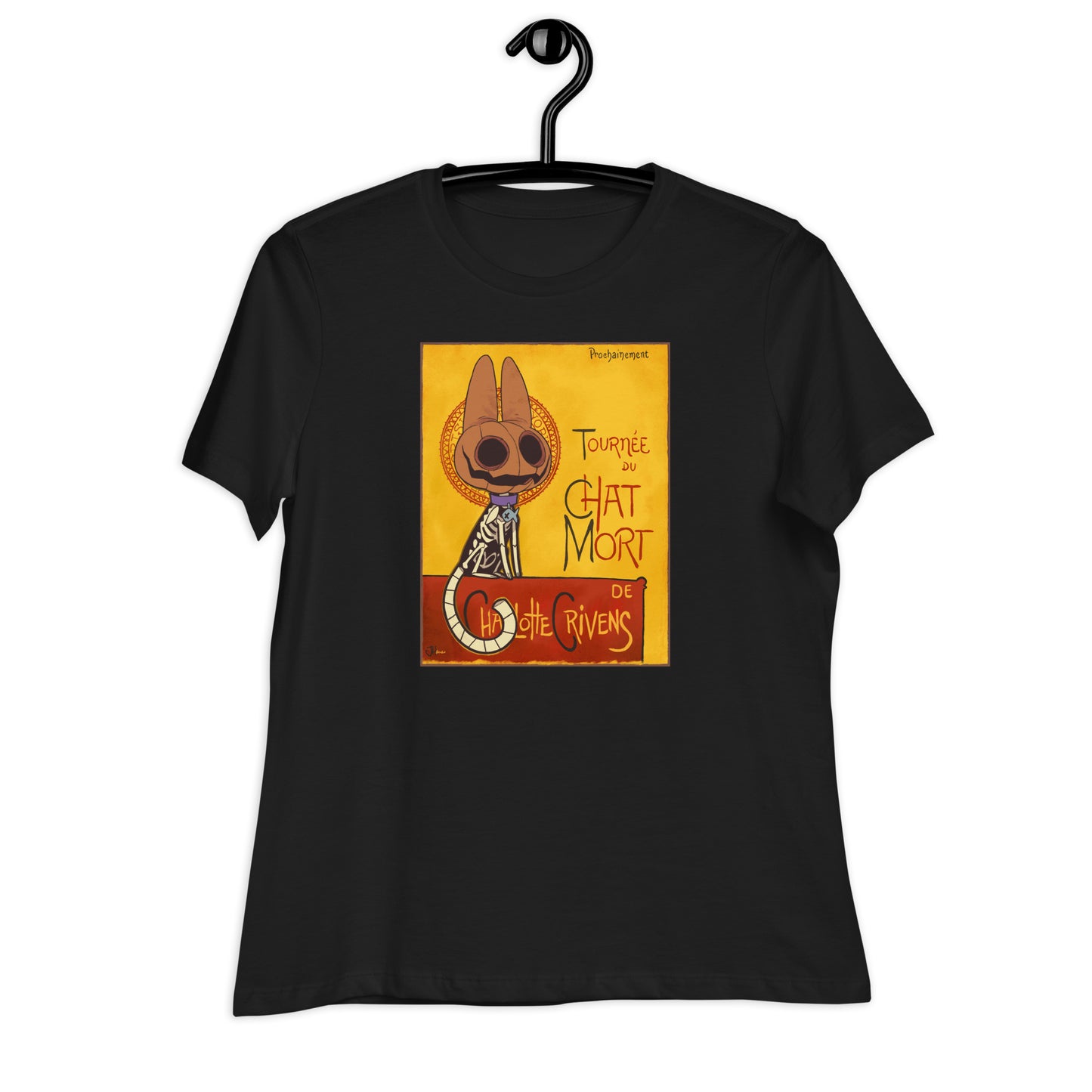 Le Chat Mort Women's Relaxed T-Shirt