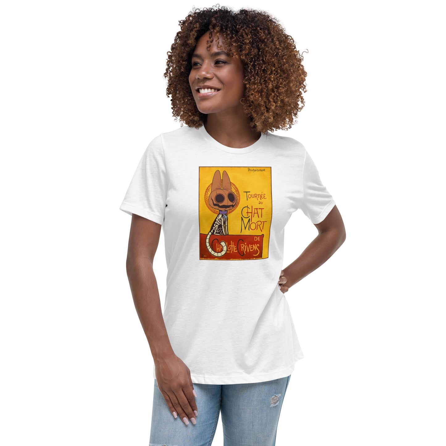 Le Chat Mort Women's Relaxed T-Shirt