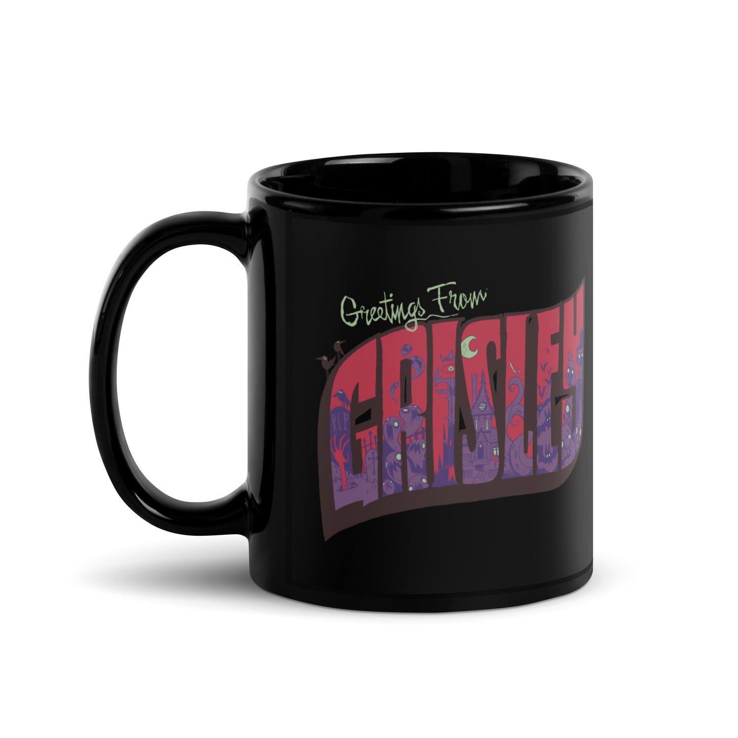 Gibson with Tea Black Mug