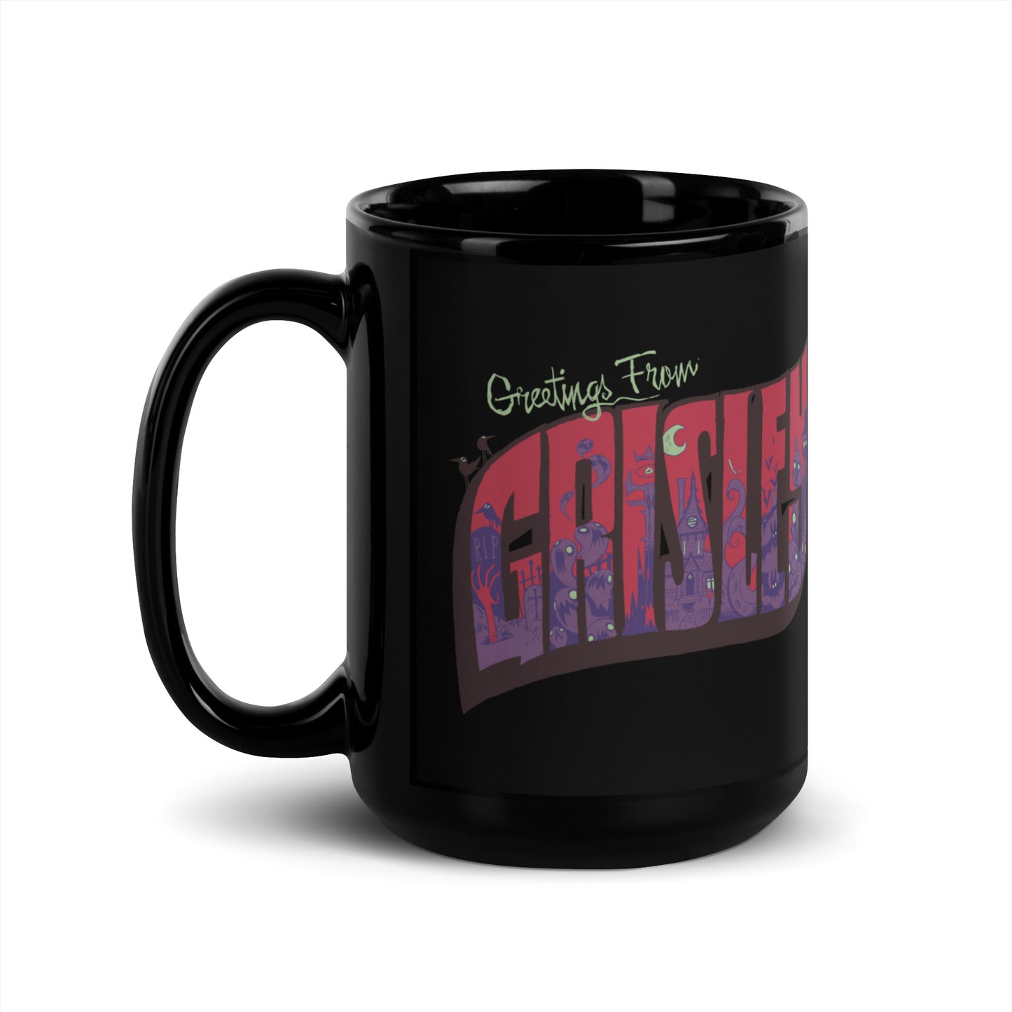 Gibson with Tea Black Mug