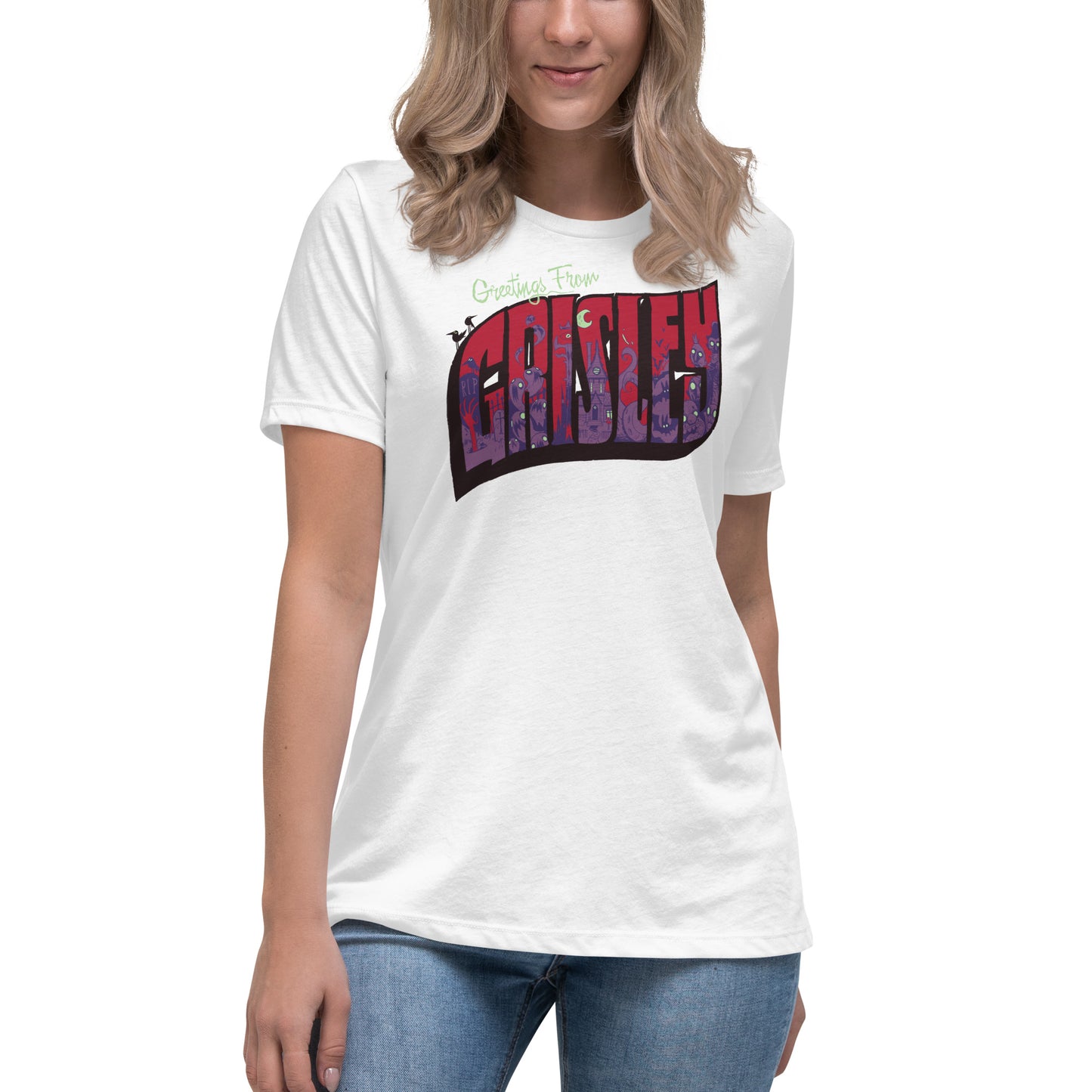 Greetings From Grisley Logo Women's Relaxed T-Shirt